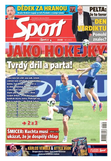 Obálka e-magazínu Sport 6.6.2024