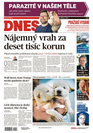 Obálka e-magazínu MF Dnes 9.4.2025