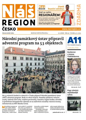 Obálka e-magazínu Náš Region - Česko 50/2025