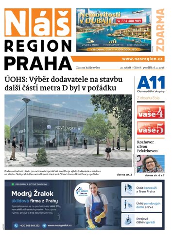 Obálka e-magazínu Náš Region - Praha 8/2026