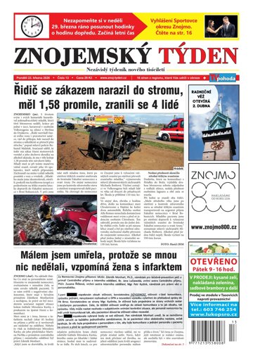 Obálka e-magazínu Znojemský týden 13/2026