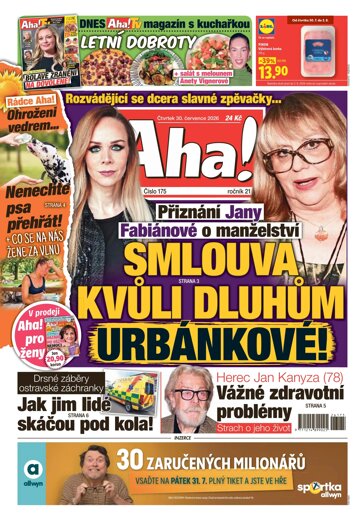 Obálka e-magazínu AHA! 30.7.2026