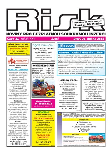 Obálka e-magazínu Risk 31/2015