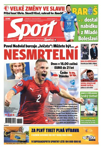Obálka e-magazínu Sport 17.6.2015
