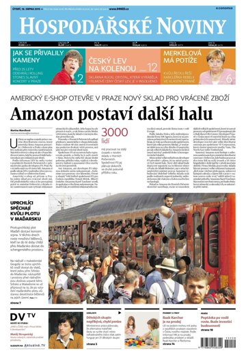 Obálka e-magazínu Hospodářské noviny 159 - 18.8.2015