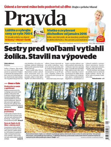 Obálka e-magazínu Pravda 7.11.2015