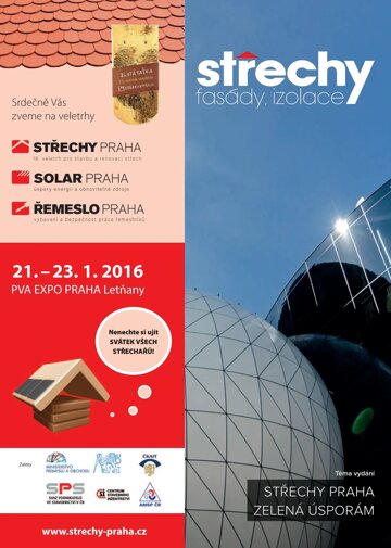 Obálka e-magazínu Střechy-Fasády-Izolace 01/2016