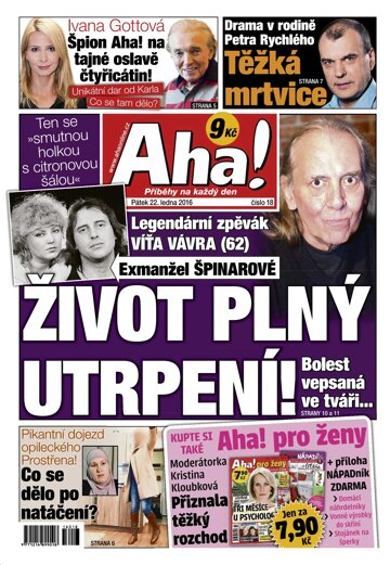 Obálka e-magazínu AHA! 22.1.2016