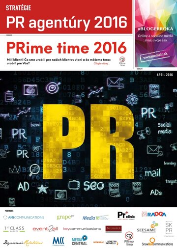 Obálka e-magazínu PR agentúry 2016
