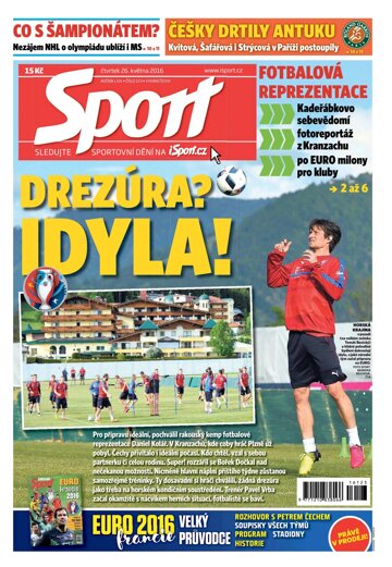 Obálka e-magazínu Sport 26.5.2016