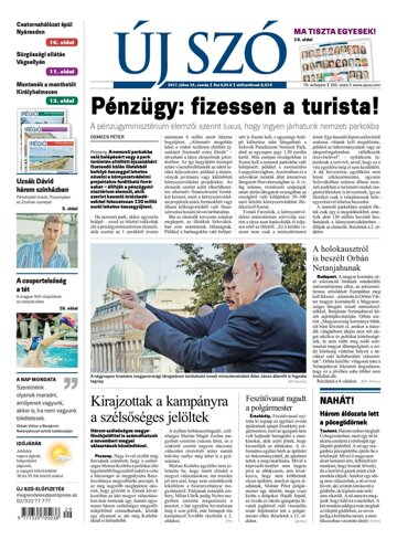 Obálka e-magazínu Új Szó 19.7.2017