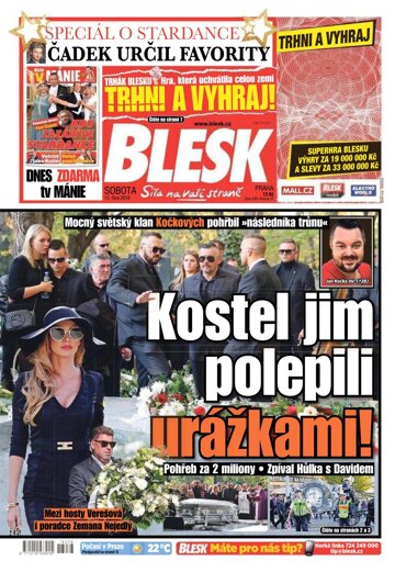 Obálka e-magazínu Blesk 13.10.2018