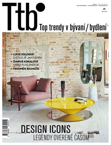 Obálka e-magazínu Top trendy v bývaní Ttb /bydleni 2019