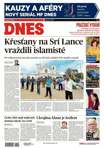 Obálka e-magazínu MF Dnes 23.4.2019