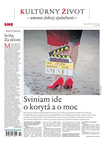 Obálka e-magazínu SME KULTÚRNY ŽIVOT 18/10/2019