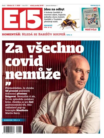 Obálka e-magazínu E15 15.7.2020