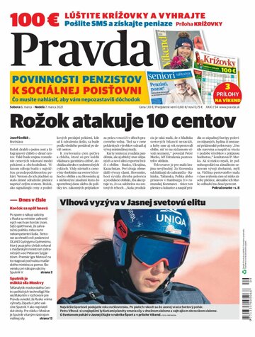 Obálka e-magazínu Pravda 6. 3. 2021