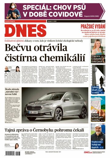 Obálka e-magazínu MF Dnes 5.5.2021