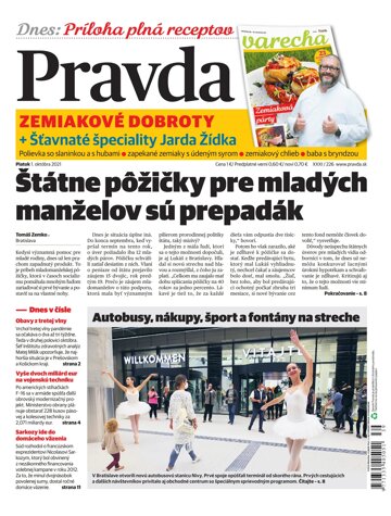 Obálka e-magazínu Pravda 1. 10. 2021