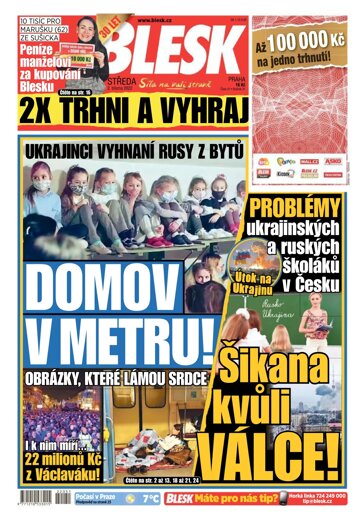 Obálka e-magazínu Blesk 2.3.2022