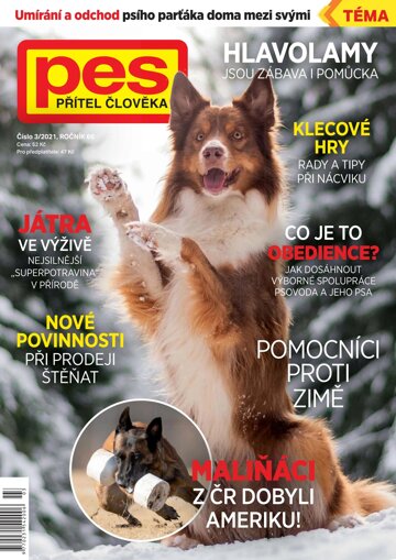 Obálka e-magazínu Pes přítel člověka 3/2021