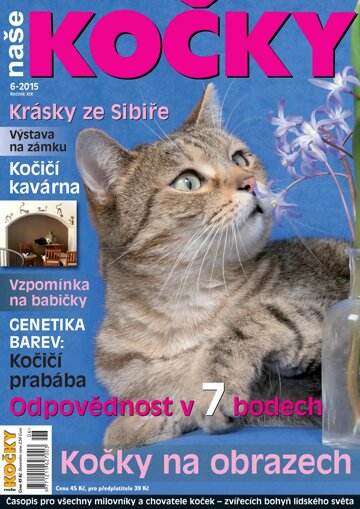 Obálka e-magazínu Naše kočky 6/2015