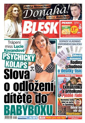 Obálka e-magazínu Blesk 17.5.2023