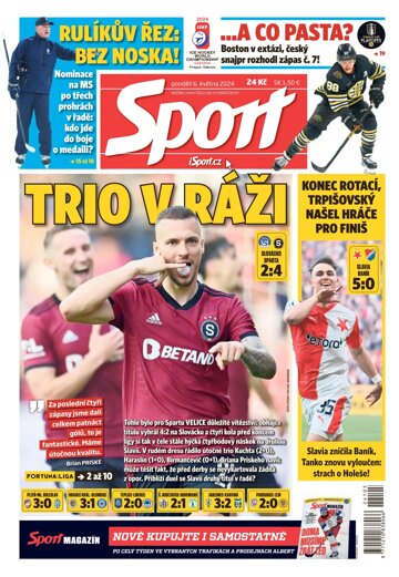 Obálka e-magazínu Sport 6.5.2024