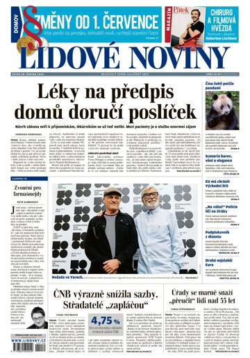 Obálka e-magazínu Lidové noviny 28.6.2024