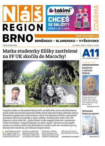 Obálka e-magazínu Náš Region - Brno 17/2025