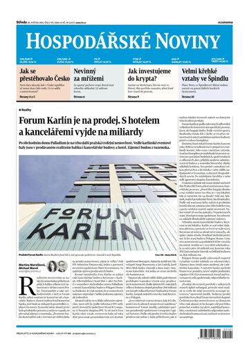 Obálka e-magazínu Hospodářské noviny 101 - 28.5.2025