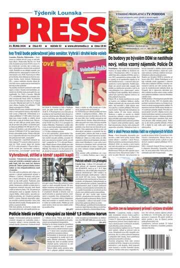 Obálka e-magazínu Lounský press 43/2026