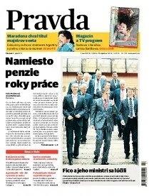 Obálka e-magazínu Pravda 8.7.2010