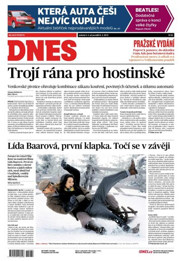 Obálka e-magazínu MF Dnes 4.4.2015