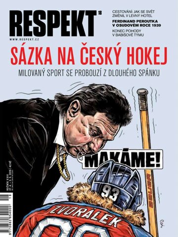 Obálka e-magazínu Respekt 18/2015