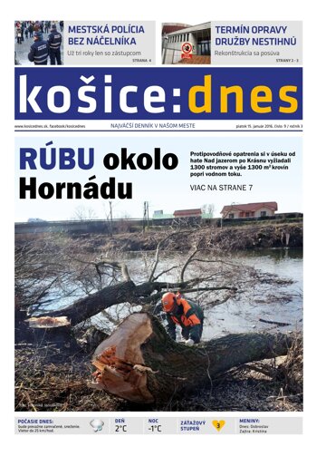 Obálka e-magazínu košice:dnes 15.1.2016