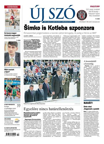 Obálka e-magazínu Új Szó 10.5.2016