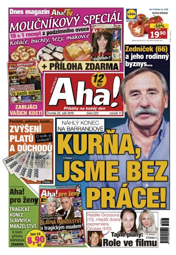 Obálka e-magazínu AHA! 22.9.2016