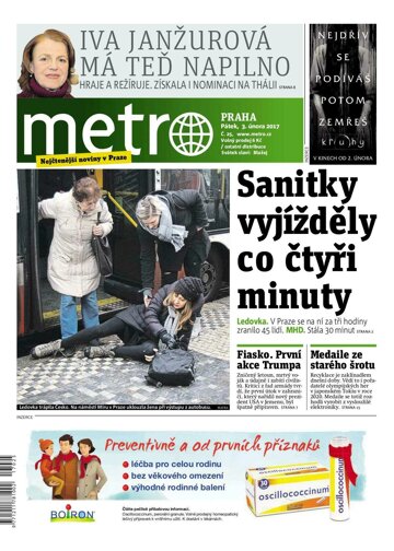 Obálka e-magazínu deník METRO 3.2.2017