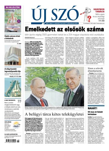 Obálka e-magazínu Új Szó 4.5.2017