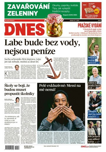 Obálka e-magazínu MF Dnes 10.7.2019