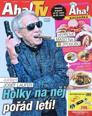 Obálka e-magazínu AHA! Tv - 22.8.2019