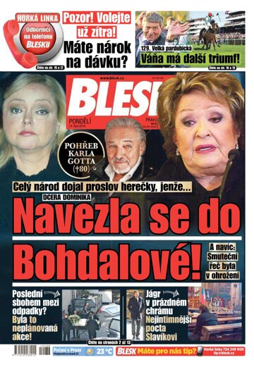 Obálka e-magazínu Blesk 14.10.2019