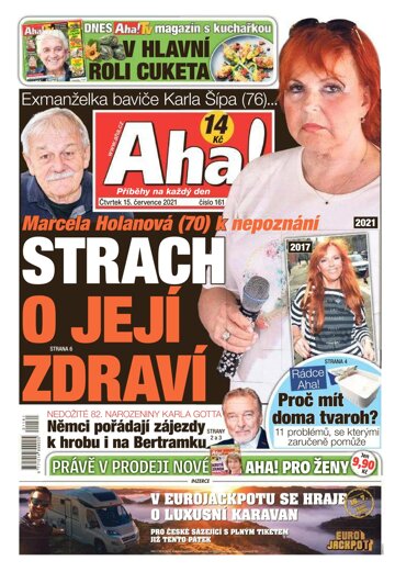 Obálka e-magazínu AHA! 15.7.2021