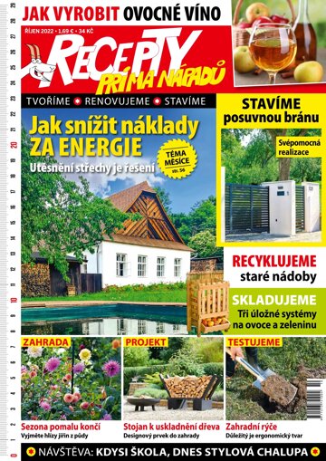 Obálka e-magazínu Recepty prima nápadů 10/2022