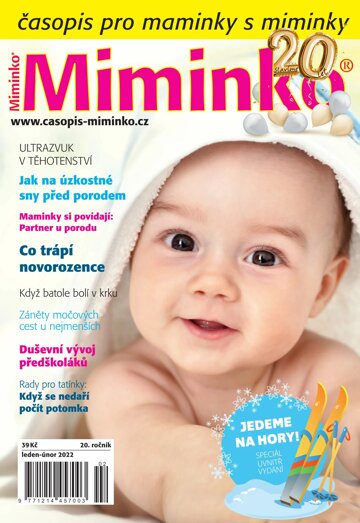 Obálka e-magazínu Miminko 1-2 2022