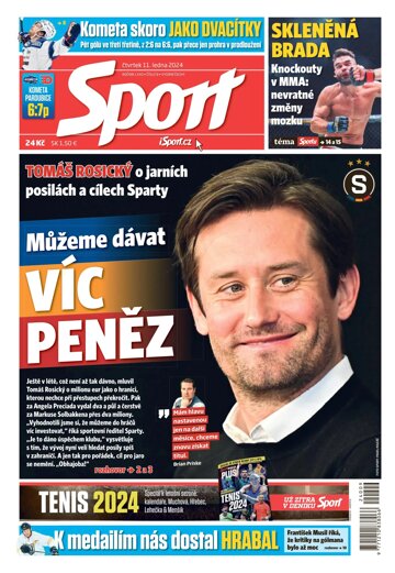 Obálka e-magazínu Sport 11.1.2024