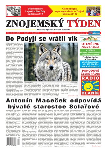 Obálka e-magazínu Znojemský týden 17/2025
