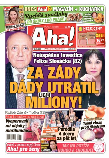 Obálka e-magazínu AHA! 4.9.2025