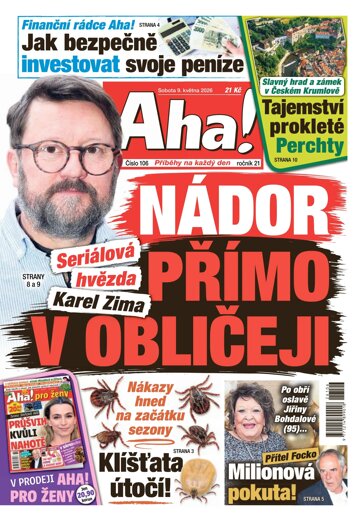 Obálka e-magazínu AHA! 9.5.2026